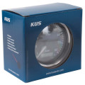 Kus Tachometer 8000RPM - 85mm  - Black face with Silver Bezel