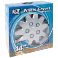 14" Silver Wheel Cover Set