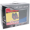 9 Piece SKINI Seat Cover Set - Blue and Black