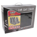 9 Piece RADO Seat Cover Set - Grey and Black