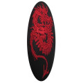Steering Wheel Cover with Dragon Symbol - Black