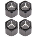 Valve Caps - Mercedes with Key Ring