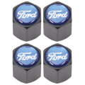 Valve Caps - Ford with Key Ring