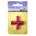 Valve Caps - Red - 4 Piece
