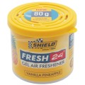 Shield Fresh 24 Gel Air Freshener -  80g - Vanilla Pineapple