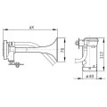 Bosch Compressor Trumpet Air Horn - 12 Volt