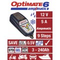 OptiMate 6 TM-180 (9-Step Automatic 12V 5A Battery Charger (15-240Ah), Maintainer & Recovery) - I...