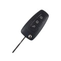 Ford Focus, Mondeo, Fiesta | Complete Remote Key (3 Button, HU101 Blade, 433MHz, 4D63)
