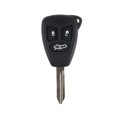 Chrysler, Dodge, Jeep | Remote Key Case & Blade (3 Button, CY24 Blade without Battery Holder)