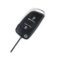 Citroen - Peugeot 206, 207, Citroen DS | Remote Key Case & Blade (2 Button, VA2 Blade)