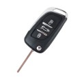 Peugeot - Citroen DS | Remote Key Case & Blade (3 Button, VA2 Blade)