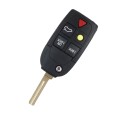 Volvo - C70, S40, V40, V50, V70 | Remote Key Case & Blade (5 Button, NE66 Blade)