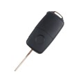 Volkswagen - Golf, Passat, Polo, Touran | Remote Key Case & Blade (2 Button, HU66 Blade, White Bu...