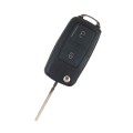 Volkswagen - Golf, Passat, Polo, Touran | Remote Key Case & Blade (2 Button, HU66 Blade, Cream Bu...