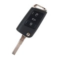 Volkswagen - Golf, Passat, Polo, Seat, Skoda | Remote Key Case & Blade (3 Button, HU66 Blade)