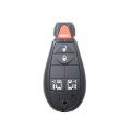 Chrysler, Dodge, Jeep - Grand Cherokee, Libe + Others | Complete Remote Key (4+1 Buttons Lock, Un...