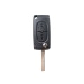 Peugeot - 207, 307, 308, 407 + Others | Complete Remote Key (2 Buttons, VA2 Blade, 433MHz Frequency)