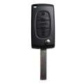 Citroen | Remote Case & Blade (3 Buttons, HU83 Blade)