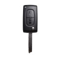 Peugeot - 207, 208, 307, 308, 408 | Complete Remote Key (2 Buttons, VA2 307 Blade, 433MHz Frequency)