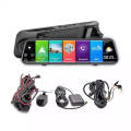 Car Rear View Mirror Bluetooth & Reverse Park Camera | 10 inch HD Touch Screen | GPS | WiFi | 4G