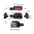 Car Dash Cam | 3 Inch 1080P DVR | Motion Detections | Night Vision | Loop Record Detector