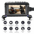 Motorcycle Dual Lens DVR Recorder | Waterproof | 3-inch FHD Display | G-Sensor