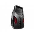 Raidmax Exo SE Window Red LED (GPU 370mm) ATX|Micro ATX|Mini ITX Chassis Black - 0.39kg