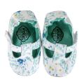 Myang Shoes - T-Bar - Green and Blue Floral