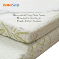 Better Sleep Gel Infused Memory Foam Mattress Topper with Bamboo Cover