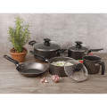 Loreto Non-Stick Aluminium Cookware Set, 8pc