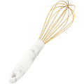 Gold Large Balloon Whisk With Marble Handle