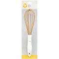 Gold Large Balloon Whisk With Marble Handle