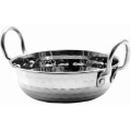 Stainless Steel Hammered Karahi Pan