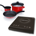 Capri Induction Cooker & 4pc Cookware Set