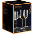 ViNova Lead-Free Crystal White Wine Glasses, Set Of 4