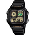 Standard Men's 100m World Time Digital Wrist Watch, AE-1200WH