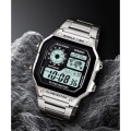 Standard Men's 100m Digital Wrist Watch, AE-1200WHD-1AVDF