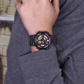 Standard Men's 100m World Time AnaDigi Wrist Watch, AEQ-110W