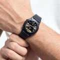 Standard Men's 50m AnaDigi Round Wrist Watch, AW-49HE-1AVUDF