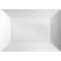 White Basics Diamonds Rectangular Platter