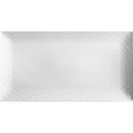 White Basics Diamonds Rectangular Platter