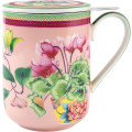 Gabby Malpas Jardin Mug With Stainless Steel Infuser