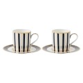 Teas & C's Regency 100ml Demi Cup And Saucer, Set Of 2