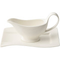 Square Gravy Boat & Saucer