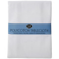 Polycotton White Rectangular Tablecloth