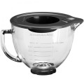 Stand Mixer Glass Bowl With Lid, 4.8 Litre
