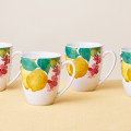 Capri Coupe Mugs, Set Of 4