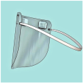 (PPE) FACE SHIELD FOR DIRECT SPLASH PROTECTION