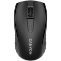 CANYON MW-7, 2.4Ghz wireless mouse, 6 buttons, DPI 800/1200/1600, with 1 AA battery ,size 110*60*...
