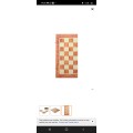 3 in 1 Wooden Foldable Board game -Chess, Draught, Checkers